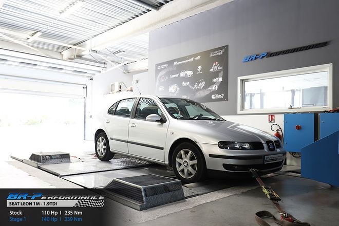 Seat Leon 1M 1.9 TDi stage 1 - BR-Performance Luxembourg - Professional  chiptuning