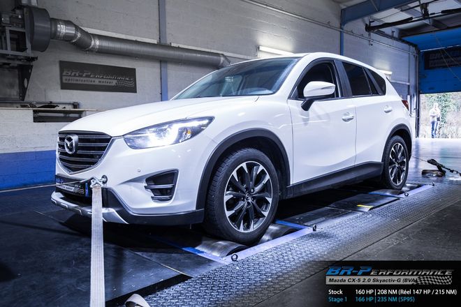 Mazda CX-5 2.0 Skyactiv-G stage 1 - BR-Performance Luxembourg -  Professional chiptuning