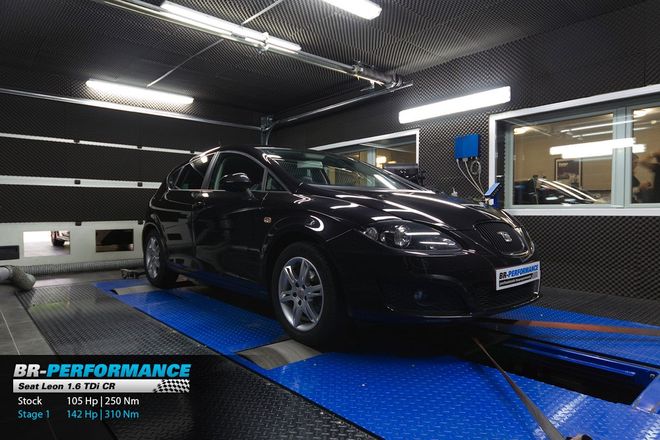 Seat Ibiza 6J 1.6 TDi stage 1 - BR-Performance Luxembourg - Professional  chiptuning