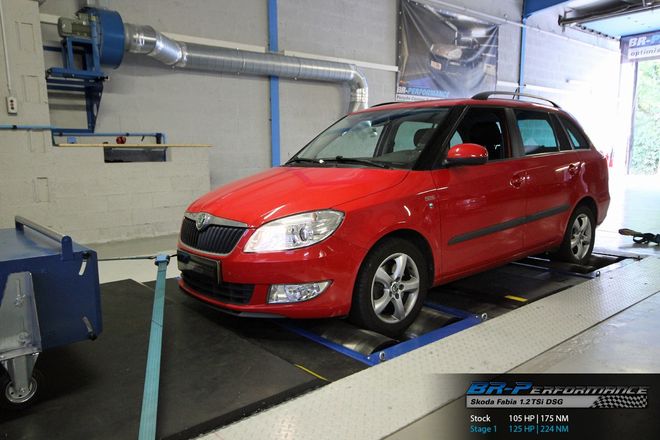 Skoda Fabia 1.2 TSi stage 1 - BR-Performance Luxembourg - Professional  chiptuning