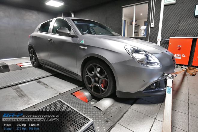 Alfa Romeo Giulietta 1750 TBi QV stage 1 - BR-Performance Luxembourg -  Professional chiptuning