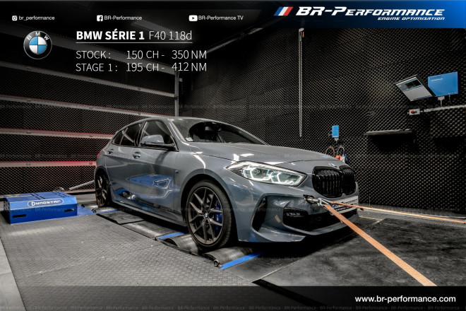 BMW Serie 1 F4x 118d stage 1 - BR-Performance Luxembourg - Professional  chiptuning