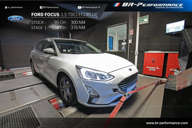Ford Focus Mk4 1.5 TDCi Ecoblue stage 1 - BR-Performance Luxembourg -  Professional chiptuning