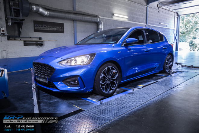 Ford Focus Mk4 1.0T Ecoboost stage 1 - BR-Performance Luxembourg -  Professional chiptuning